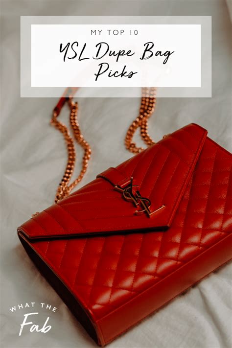 ysl look alike bags from china|YSL dupe bag top 10.